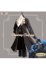 Identity V Photographer Joseph Desaulniers D.M. Désire Mélodis Black Outfit Cosplay Costume